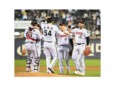 LG 8연승 달성 오스틴 8회 결승홈런에 유영찬 8세이브