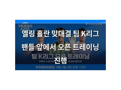 엘링 홀란 맞대결 팀 K리그 팬들 앞에서 오픈 트레이닝 진행