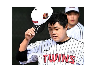 장현식 스프링캠프 중 부상 당해 재활 결심 밝혀